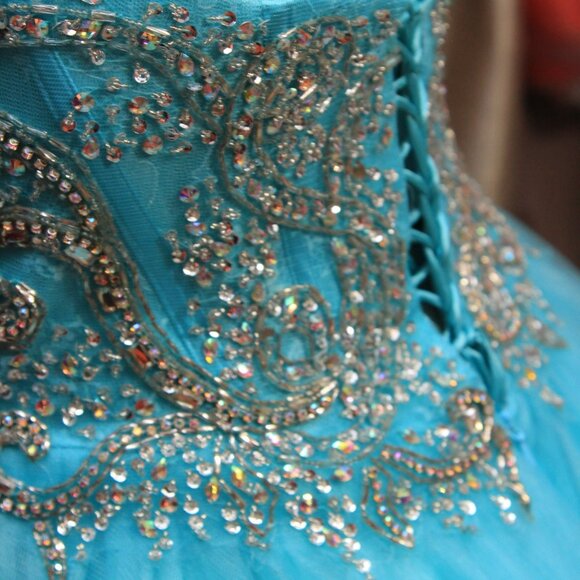 Dress Aqua - Picture 3 of 10